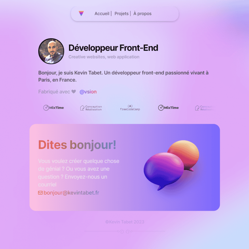 Site démonstration